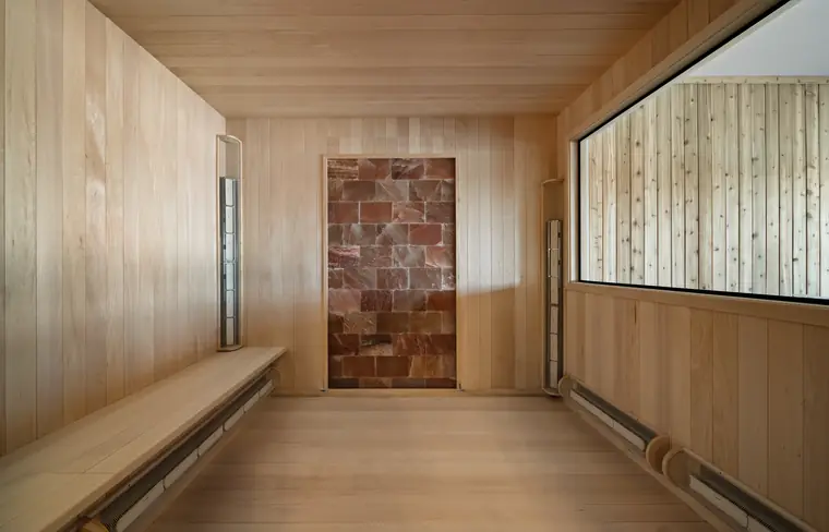 Cedar sauna at Hemlock Point